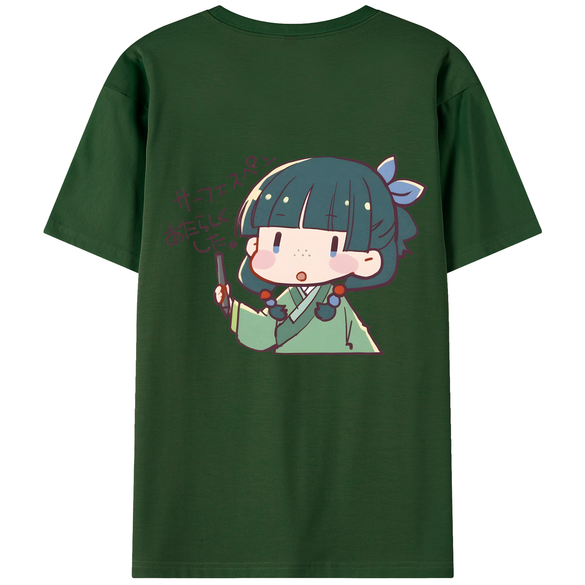 （画像用） 薬屋のひとりごと The Apothecary Diaries 綿100％半袖Tシャツ（背面プリント）